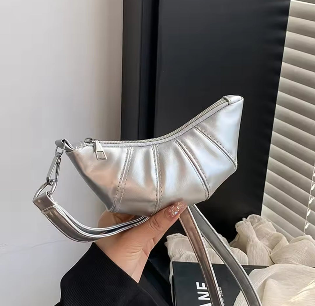 Terra Crescent Shoulder Bag cum bag charm