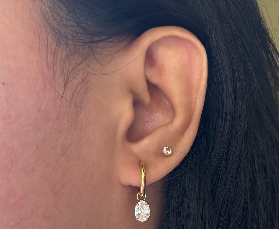 Earrings drop soli