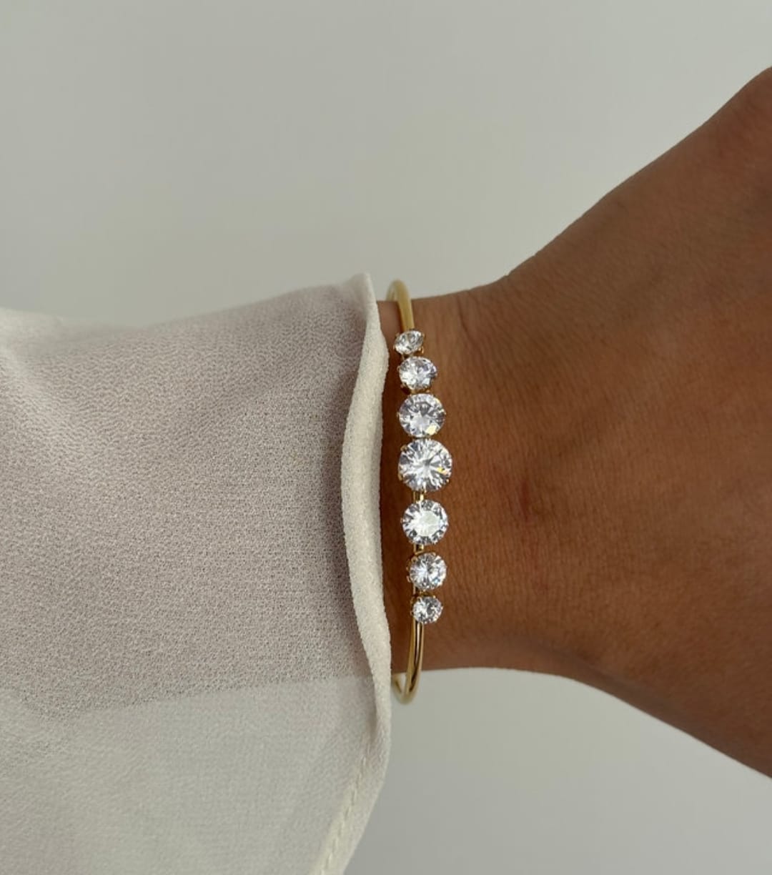 Celeste Crystal Cuff Bracelet