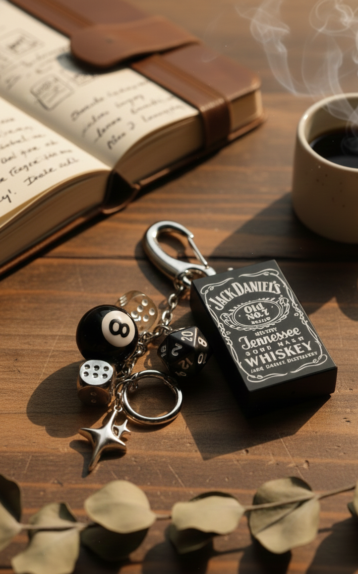 Old No. 7 Jack Daniel’s Inspired Belt Charm & Keychain