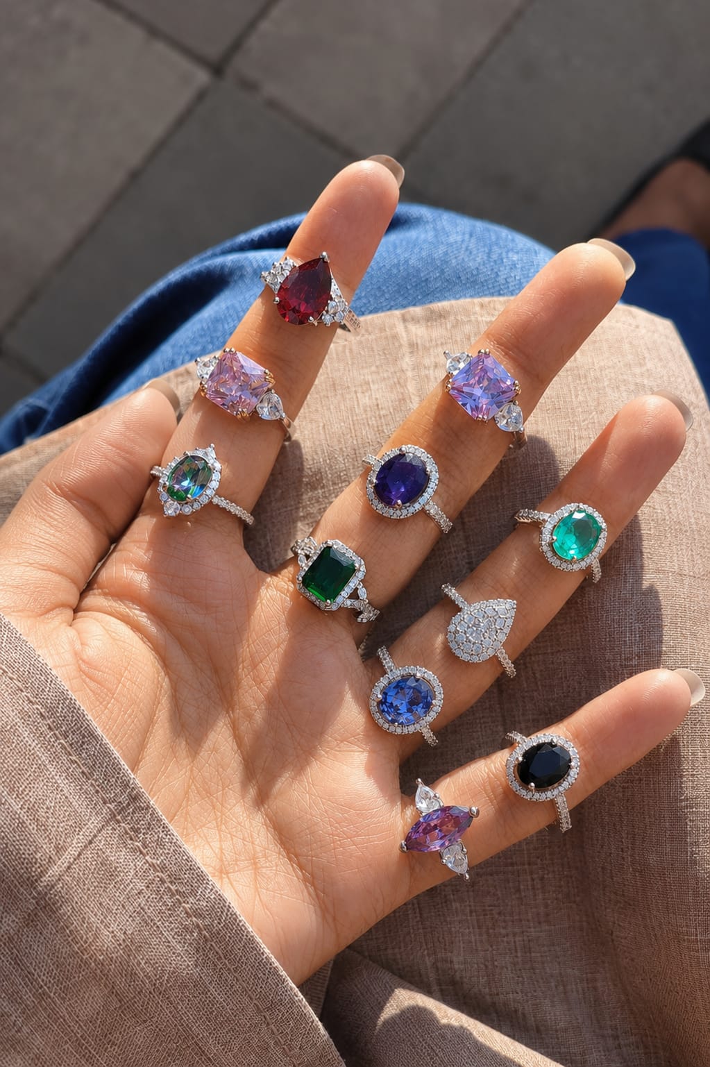 Sovereign Heirloom Gemstone ring Collection