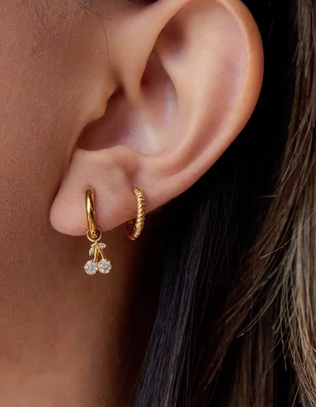 Cherry earrings