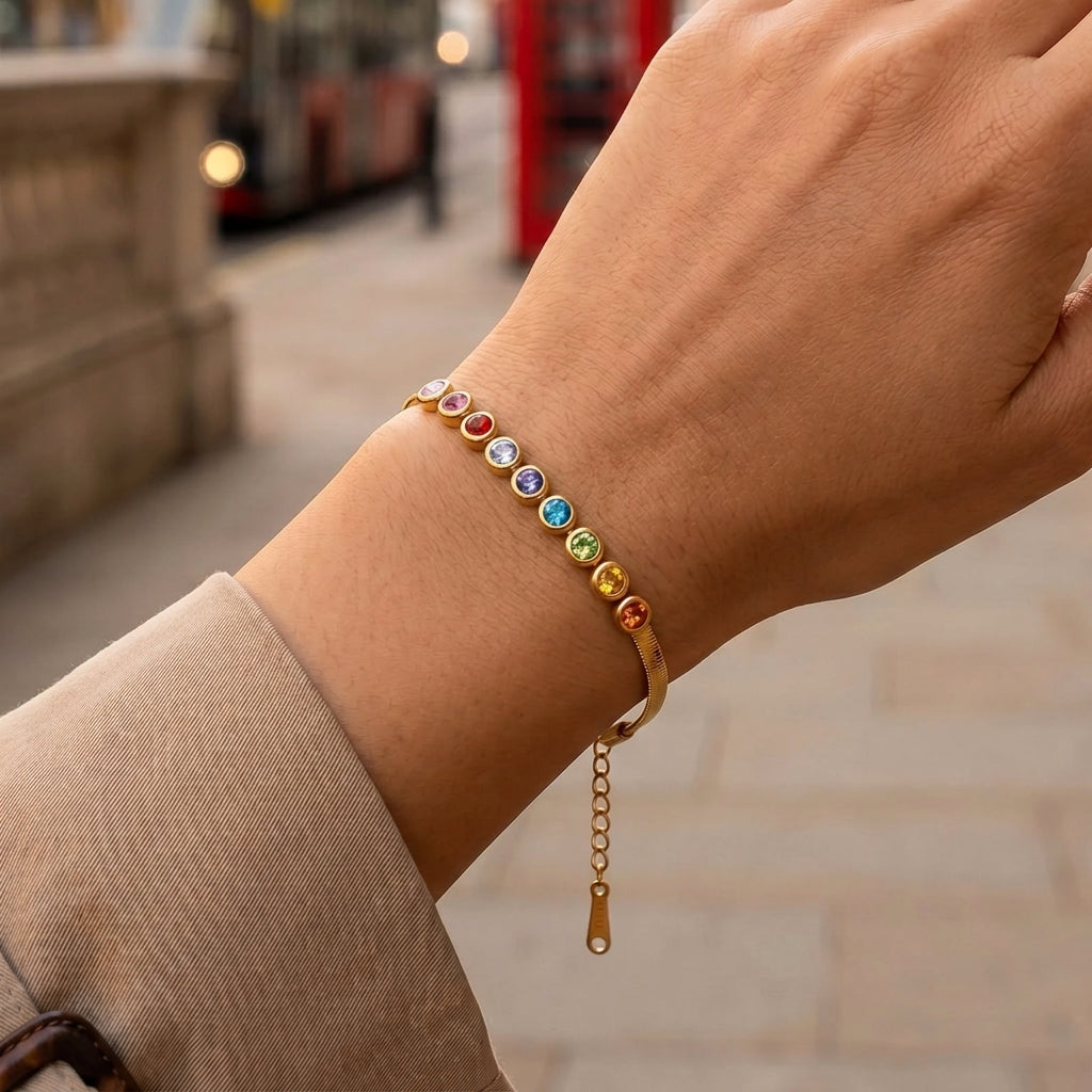 The Spectrum Bezel Bracelet