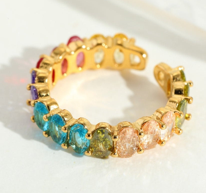 The Prism Eternity Band Ring