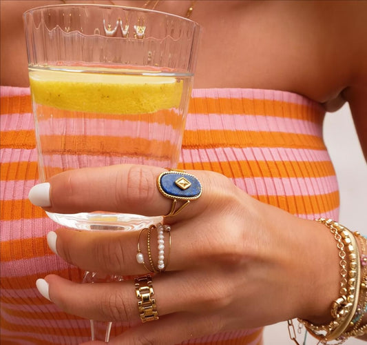 Lapis Royale Signet Ring