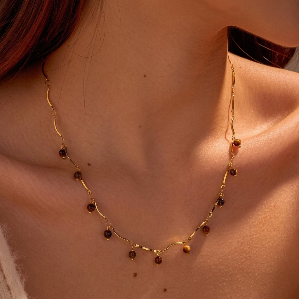 The Sienna Sway Beaded Necklace