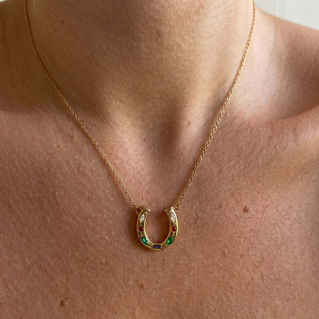 The Fortuna Lucky Horseshoe Necklace