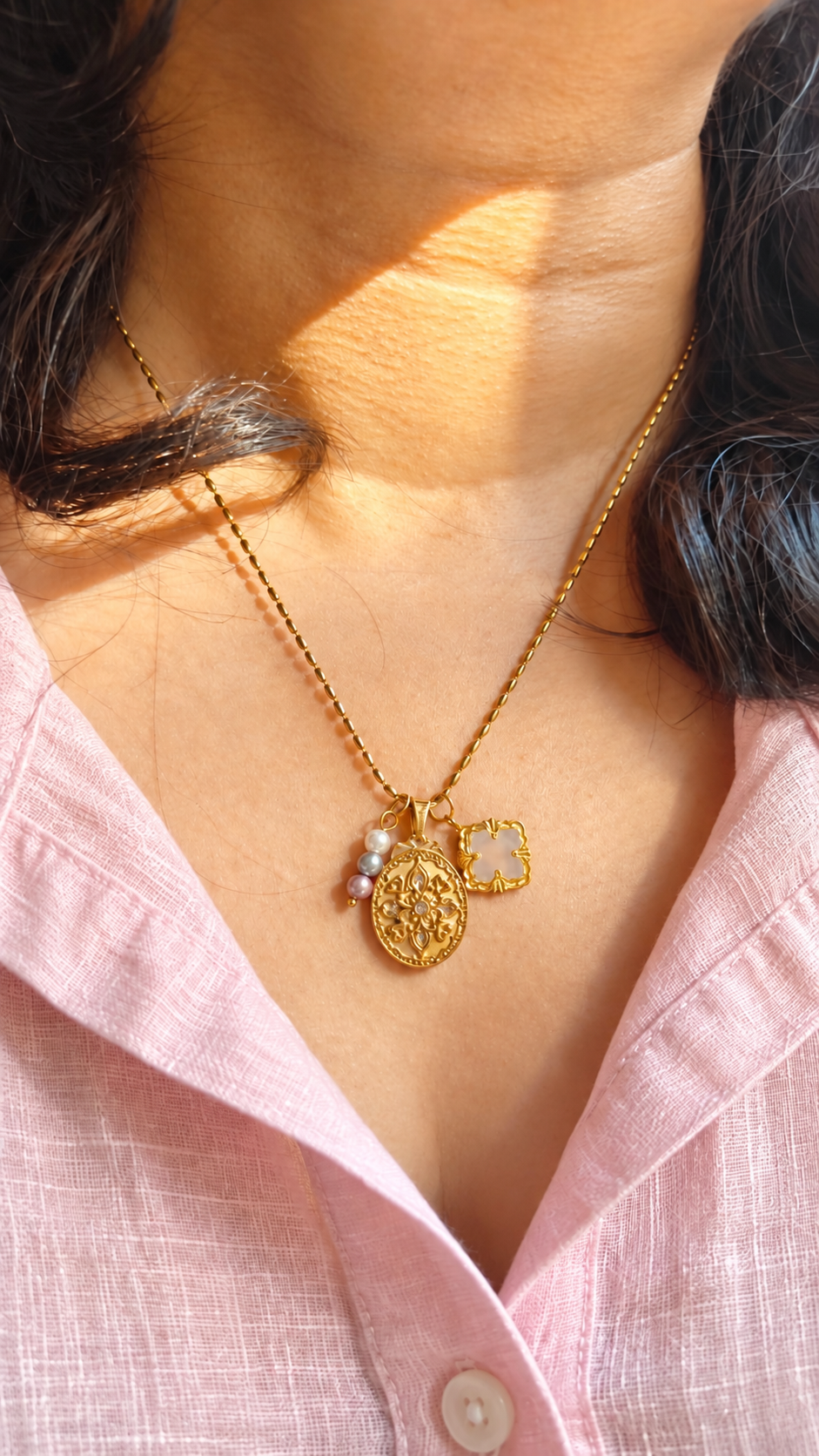 The Petite Heirloom Charm Necklace