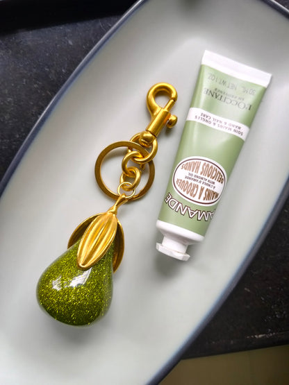 Pear Coach bag charm