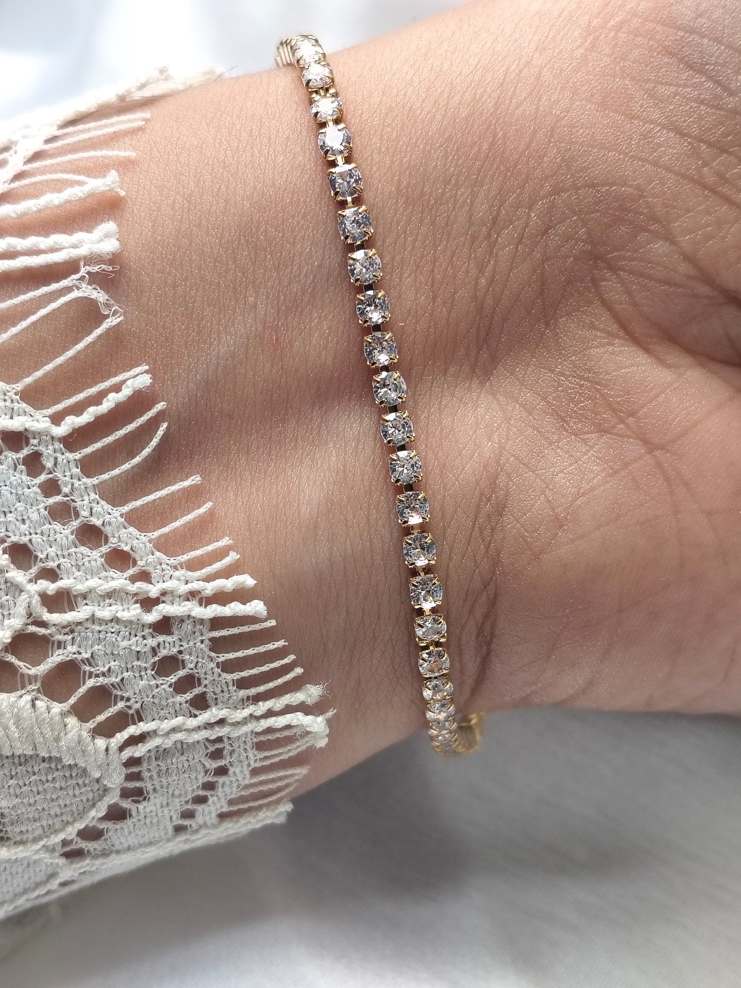 Sitara Pave tennis bracelet