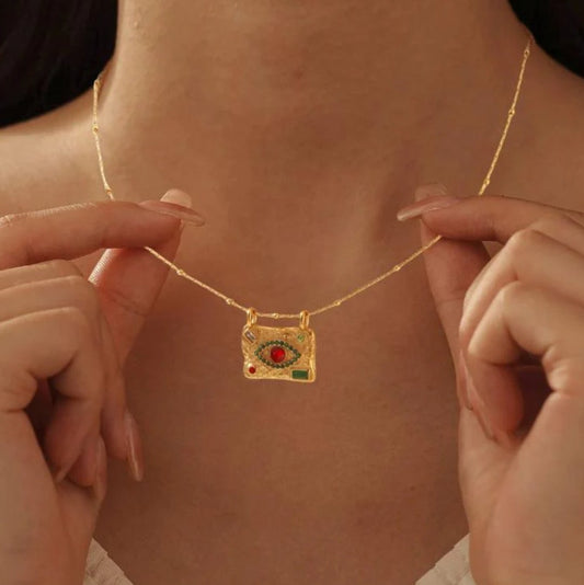 The Mystic Eye Medallion Necklace