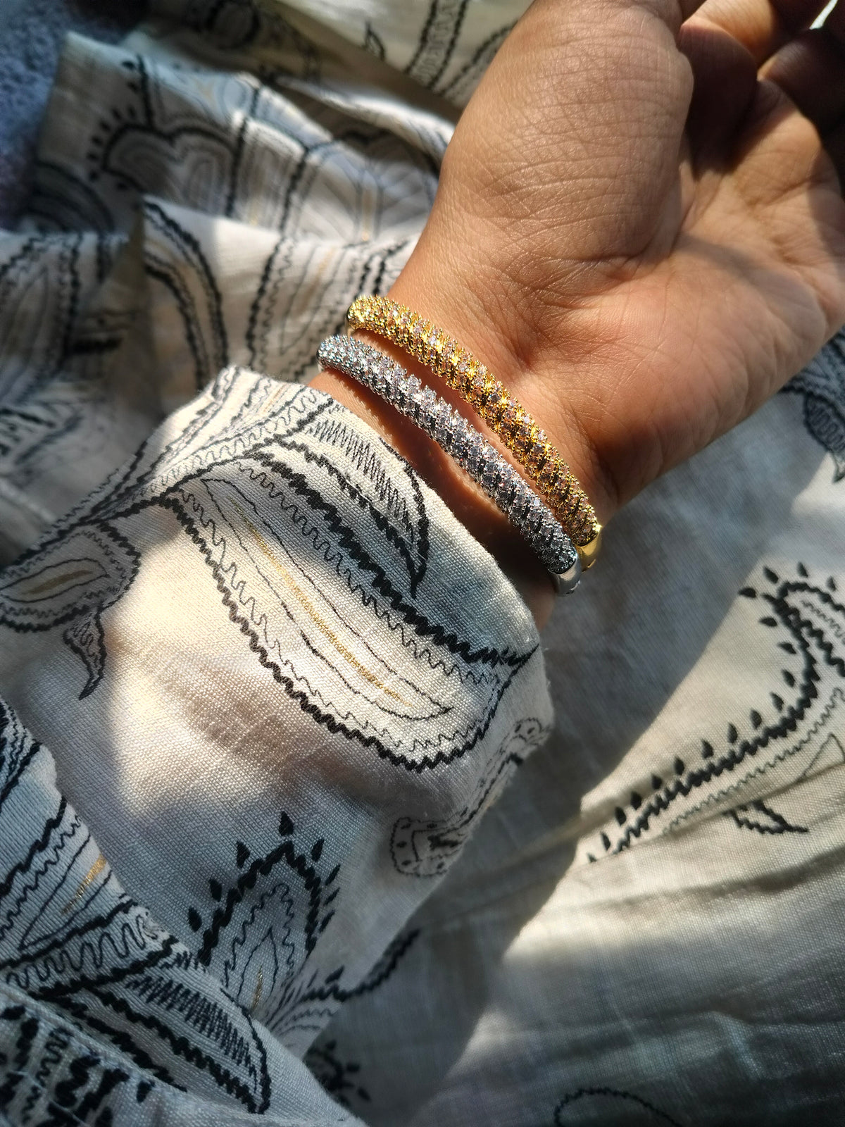 The Dual Radiance Bracelet stack