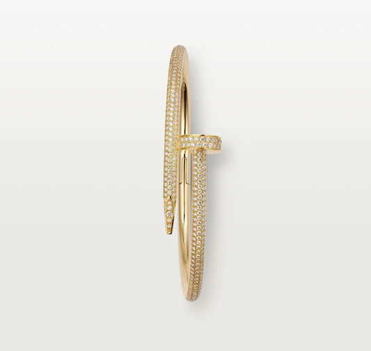 Diamond Pavé Nail Bracelet