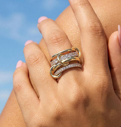 Crystal Stack ring