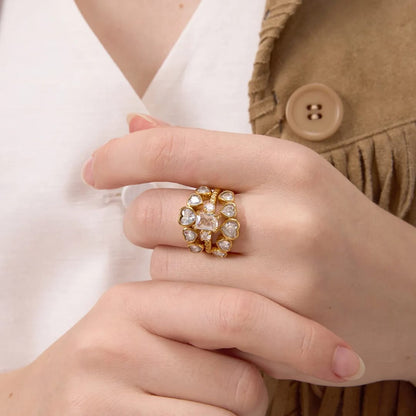 The Amour Five Hearts Ring