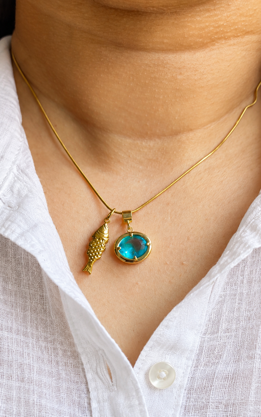 The Marina Fish Charm Necklace