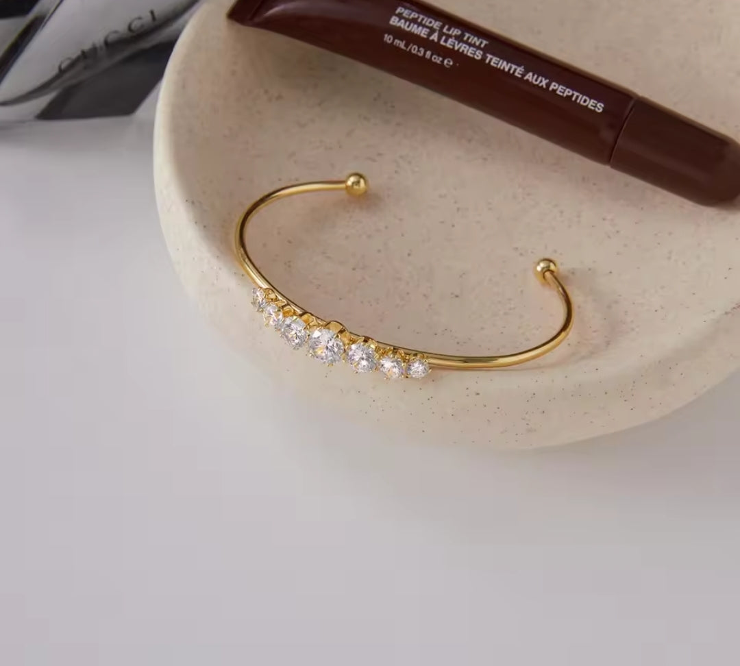 Celeste Crystal Cuff Bracelet