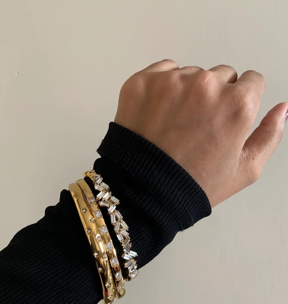 The Celeste Three-Piece Bracelet Stack