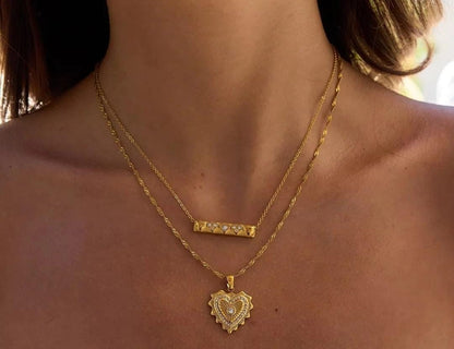 The Radiant Devotion Heart necklace