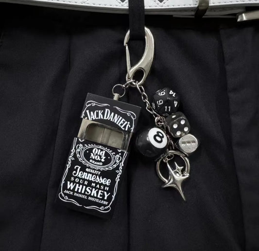 Old No. 7 Jack Daniel’s Inspired Belt Charm & Keychain