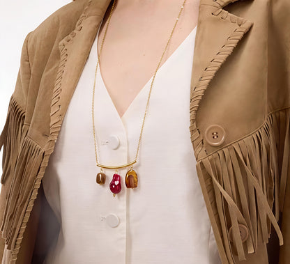 Molten Stones Necklace