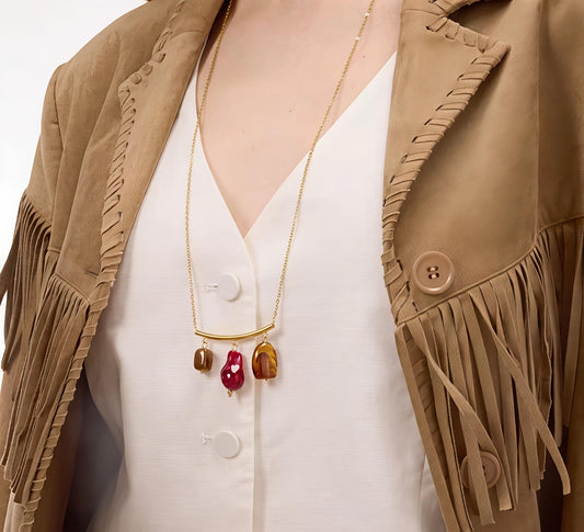 Molten Stones Necklace