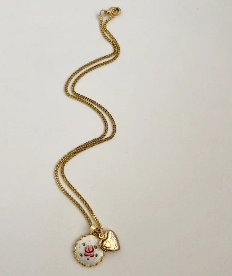 Parisian Charm Duo Necklace