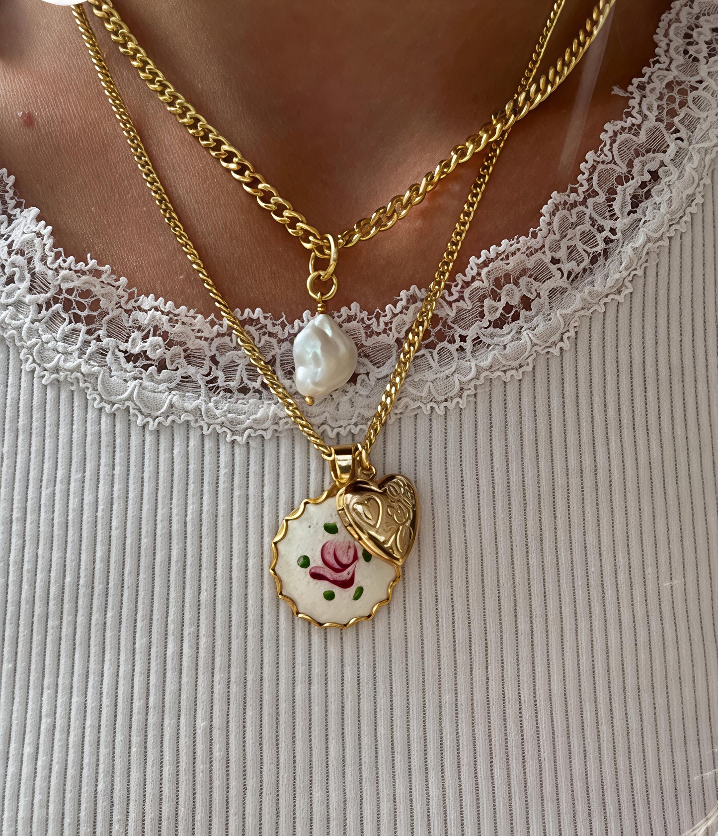Parisian Charm Duo Necklace
