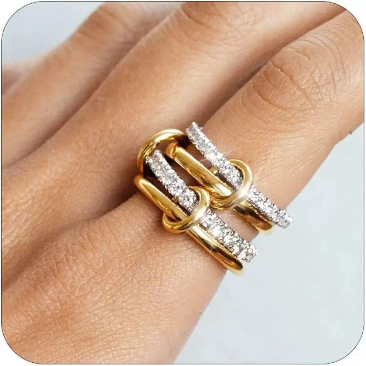Crystal Stack ring