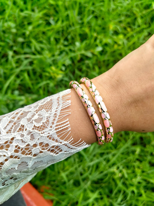 Param sundari enamel bangles pair
