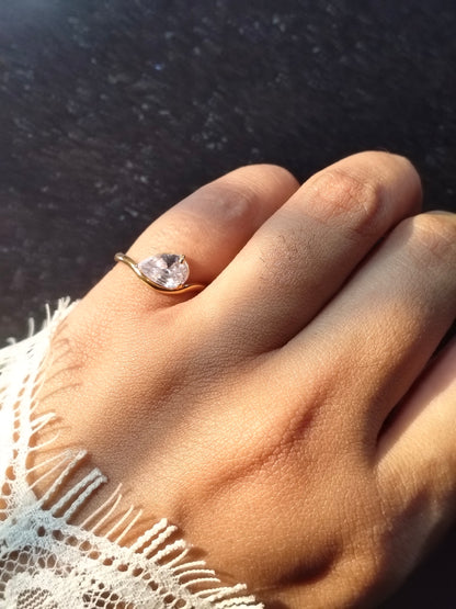 Serene Solitaire Ring (Pinky ring)