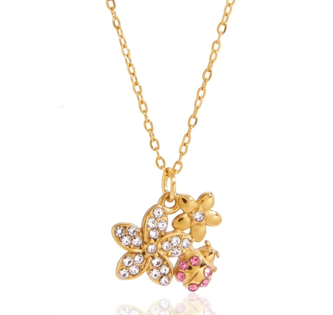 Blossom Fleur Charm Necklace