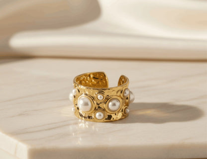 The Aurelia Baroque Pearl Ring