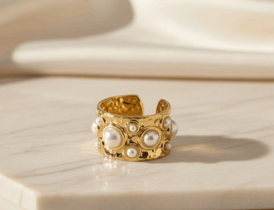 The Aurelia Baroque Pearl Ring