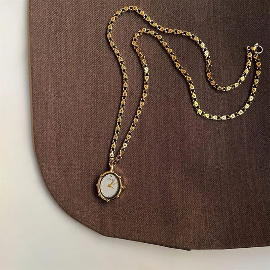 The Époque Watch Pendant Necklace