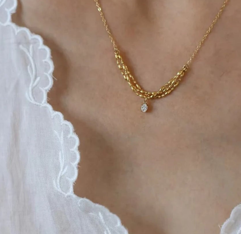 The Gilded Weaver Necklace