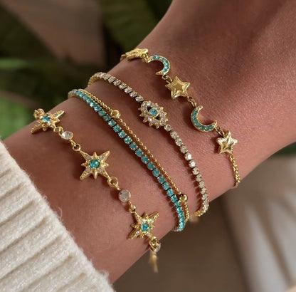 Celestial Mystic Bracelet Duo