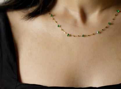Verdant Muse Dainty Necklace