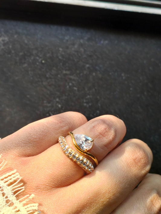 Serene Solitaire Ring (Pinky ring)